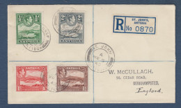 ANTIGUA -  Lettre Recommandée - 1858-1960 Crown Colony