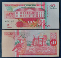 Surinam 10 Gulden / Guilders 1998 P137 UNC - Surinam