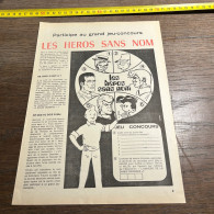Document TINTIN Hergé Les Heros Sans Nom Dessin De Tintin - Collections
