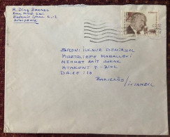 TURKEY,TURKEI,TURQUIE ,ESKISEHIR   TO ISTANBUL,1998,COVER - Brieven En Documenten