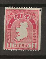 1922 MH Ireland Mi 41-D Wmk SE, Coil Stamp - Ongebruikt