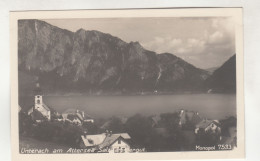 D5087) UNTERACH Am ATTERSEE - Salzkammergut - Haus Im Vordergrund U .Kirche - Alte FOTO AK - Attersee-Orte