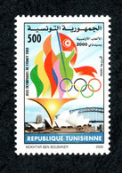 2000- Tunisia - Olympic Games - Sydney, Australia 2000 - Complete Set 1v - MNH** - Tunisia
