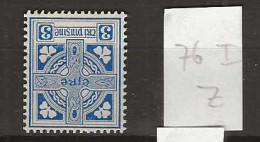 1940 MNH Ireland  Mi 77AI Z Inverted Watermark, Postfris** - Nuovi