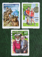 KOKODA CAMPAIGN Self Adhesive 2010 Mi 3371 3373 3374 Yv 3250 52 53 Used Gebruikt Oblitere Australia Australien Australie - Used Stamps