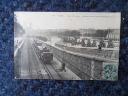 KB01/1049-Paris Quai D'Orsay Chemin De Fer Des Invalides Train 1904 - Arrondissement: 07