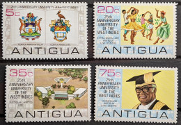 Antigua, 1974, Mi 314-317, 25th Anniversary Of The University Of West Indies, Extra-mural Art (Dancers), 4v, MNH - Danse