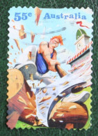 Come To The Show Lumberjack Self Adhesive 2010 Mi 3362 Yv  Used Gebruikt Oblitere Australia Australien Australie - Used Stamps