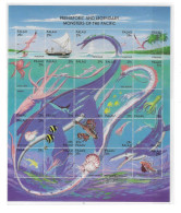 Palau 1993 Prehistoric And Legendary Monsters Of The Pacific Sheet MNH - Palau