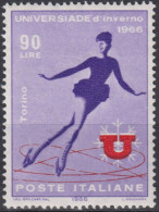 1966 Italien ** Mi:IT 1199, Sn:IT 928, Yt:IT 941, Eiskunstlauf - Pattinaggio Artistico