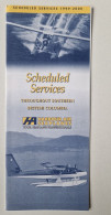 Guide Horaire : HARBOUR AIR SEAPLANES 1999-2000 - Horarios