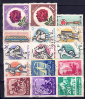 Ungarn 1959 - Lot Aus Nr. 1581 A - 1614 A, Gestempelt / Used - Used Stamps