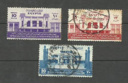 Egypte N°180, 181, 183 Cote 7.50€ - Usados