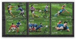 France 2007 Timbres Rugby Oblitérés - Usati