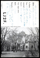 1956 Post Card Carte QSL NORWAY "Welcome To BERGEN" School Of Navigation, Sjomannskole - LJ2F. - Otros & Sin Clasificación