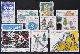 France 1985 - 11 Timbres N° 2347-2348-2351-2352-2372-2374-2381-2383-2385-2386-2387- - Usati