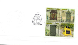 2011 Brasil Upaep  FDC Postal Boxes. Shipping From Costa Rica By International Tracking Mail - Brieven En Documenten