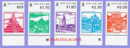 HONG KONG  1991  LANDMARKS  S.G. 679-683 U.M. - Ungebraucht