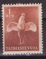 ITALIA - Trieste-Zona B - 1951 Mi 47, ANIMALS,ANIMALI DOMESTICI - MH*VF - Nuevos