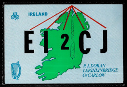 1973 Carte QSL IRELAND - P.J. DORAN - LEIGHLINBRIDGE Co CARLOW - EI2CJ - Otros & Sin Clasificación