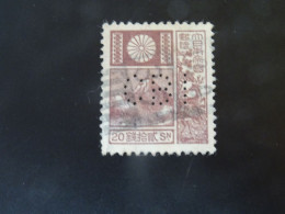 JAPON  Perforé C B I - Used Stamps