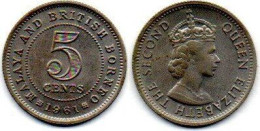 MA 25172  /   Malaya 5 Cents 1961 SUP - Malasia