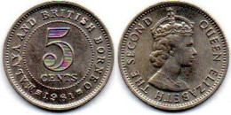 MA 25176  /   Malaya 5 Cents 1961 SUP - Malaysia