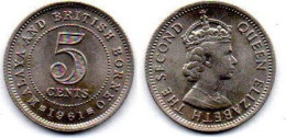 MA 25178  /   Malaya 5 Cents 1961 SUP - Malasia