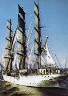 05049 - Polnisches Segelschulschiff DAR POMORZA - Foto-Ansichtskarte - Voiliers