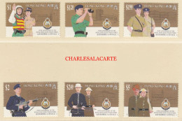 HONG KONG  1994  POLICE FORCE ANNIVERSARY  S.G. 772-777  U.M. - Nuevos