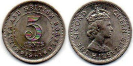 MA 25183  /  Malaya 5 Cents 1961 SUP - Maleisië