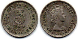 MA 25184  /  Malaya 5 Cents 1961 KN TTB - Maleisië