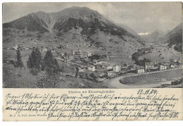 Delcampe - KLOSTERS Mit Passstrasse Und Silvrettagletscher 1904 - Klosters