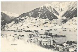 KLOSTERS: Winter-Teilansicht ~1900 - Klosters
