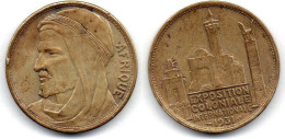MA 25186  /  Paris Medaille 1931 Exposition Coloniale - Afrique TTB - Andere & Zonder Classificatie