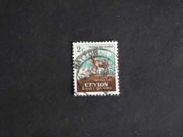 CEYLAN CEYLON YT 292 OBLITERE - CERF DEER SAMBA PARC NATIONAL DE RUHUNA - Sri Lanka (Ceylon) (1948-...)