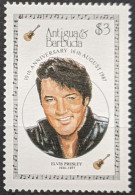 Antigua And Barbuda, 1987, MI 1071,  Overprinted 10th Death Anniversary Of Elvis Presley, 1v, MNH - Elvis Presley