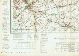 Institut Géographique Militaire Be - "TEMPLEUVE-PECQ" - N° 37/1-2 - Edition: 1964 - Echelle 1/25.000 - Carte Topografiche