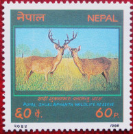Nepal   1988  1 V  Fauna    MNH - Népal
