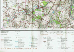 Institut Géographique Militaire Be - "REBECQ-ROGNON-ITTRE" - N° 39/1-2 - Edition: 1973 - Echelle 1/25.000 - Cartes Topographiques