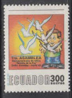 1993 Ecuador Children's Peace Assembly Complete Set Of 1 MNH - Ecuador