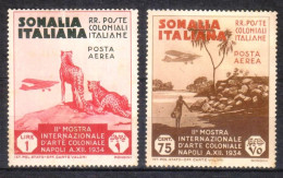 Somalie Italienne - 1934 - 2 Timbres - Somalie