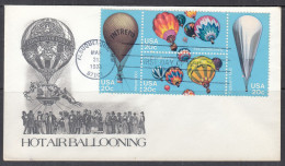 SALE !! 50 % OFF !! ⁕ USA 1983 ⁕ Hot Air Ballooning / 200th Aviation ⁕ FDC Cover Albuquerque - 1971-1980