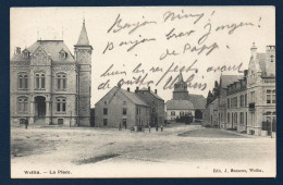 Wellin. La Place. Maison Communale. Eglise Saint-Remacle (1766). 1904 - Wellin