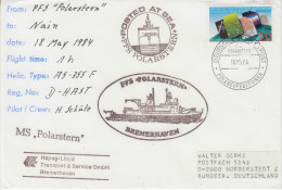 Germany Heli Flight From Polarstern To Nain 18.5.1984 (MZ164A) - Vuelos Polares