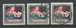LATVIA Lettland 1921 Michel 51 - 53 Z O - Latvia