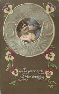 Themes Div- Ref TT727-guerre 1914-18-militaires-patriotique -couple Representation Monnaies -piece De 5 Centimes - - Coins (pictures)