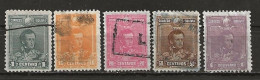 Bolivie  N° 59, 63, 64, 65 & 66   (1899) - Bolivia