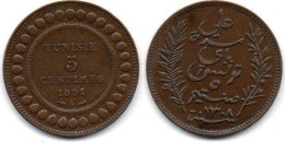 MA 25218  / Tunisie - Tunisia - Tunesien 5 Centimes 1891 A TB+ - Tunisia