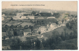 CPA - FELLETIN (Creuse) - La Gare Et Le Quartier De La Maison Rouge - Felletin